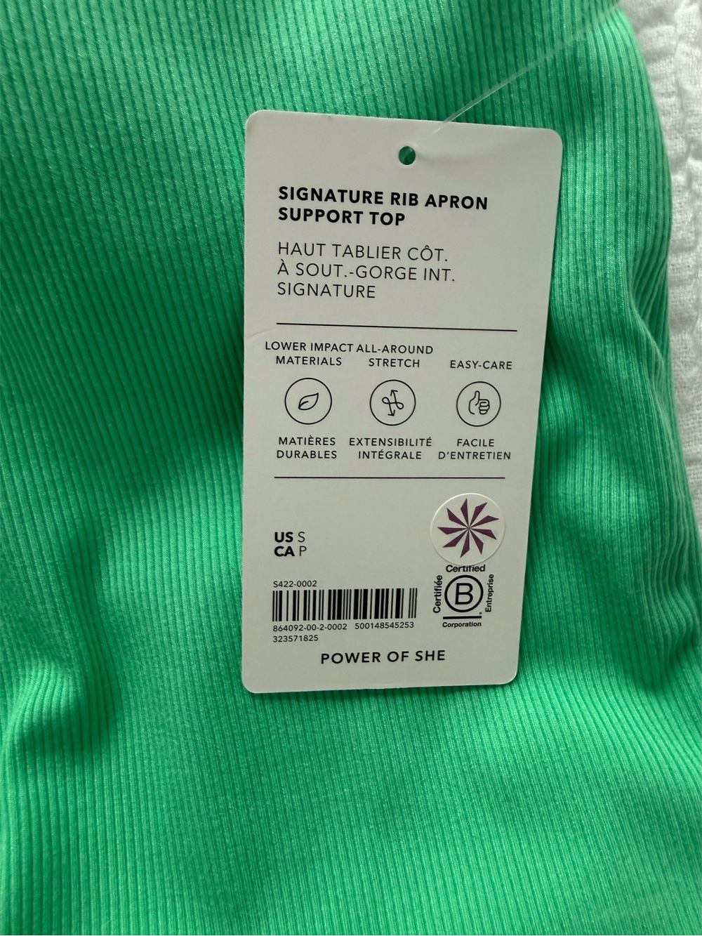 Athleta Signature Rib Apron Support Top - Picture 8 of 12